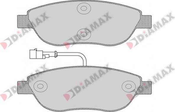 Diamax N09391 - Kit de plaquettes de frein, frein à disque cwaw.fr