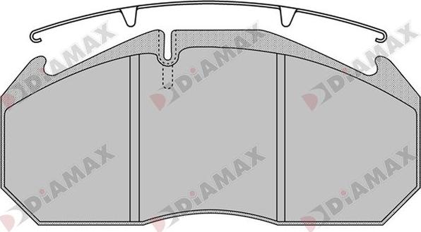 Diamax N09346 - Kit de plaquettes de frein, frein à disque cwaw.fr