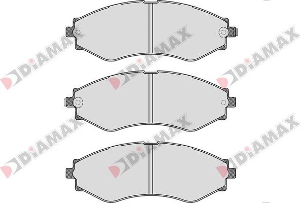 Diamax N09361 - Kit de plaquettes de frein, frein à disque cwaw.fr