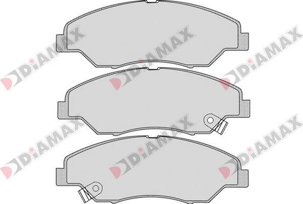 Diamax N09304 - Kit de plaquettes de frein, frein à disque cwaw.fr