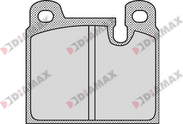 Diamax N09306 - Kit de plaquettes de frein, frein à disque cwaw.fr