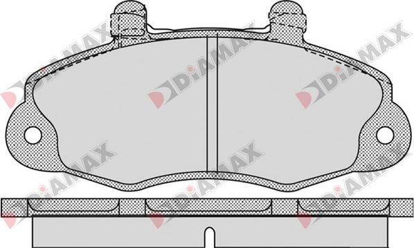 Diamax N09307 - Kit de plaquettes de frein, frein à disque cwaw.fr