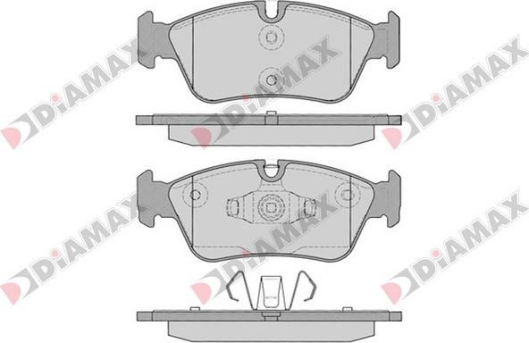 Diamax N09380 - Kit de plaquettes de frein, frein à disque cwaw.fr