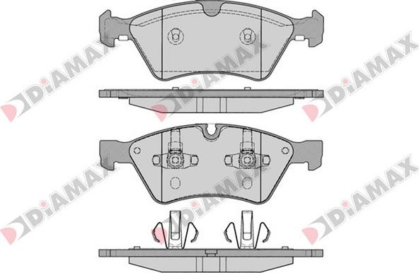 Diamax N09382 - Kit de plaquettes de frein, frein à disque cwaw.fr