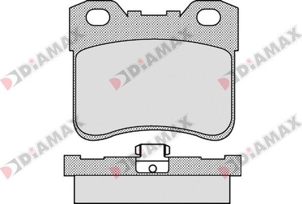 Diamax N09335 - Kit de plaquettes de frein, frein à disque cwaw.fr