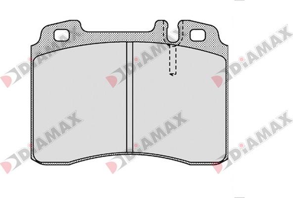 Diamax N09336 - Kit de plaquettes de frein, frein à disque cwaw.fr