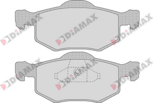 Diamax N09320 - Kit de plaquettes de frein, frein à disque cwaw.fr