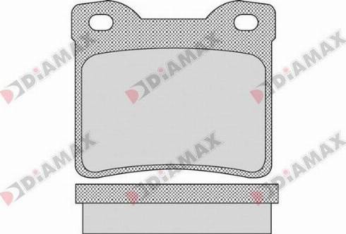 Diamax N09323 - Kit de plaquettes de frein, frein à disque cwaw.fr