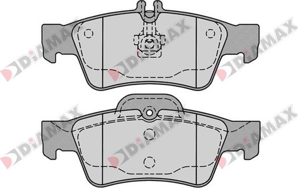 Diamax N09371 - Kit de plaquettes de frein, frein à disque cwaw.fr