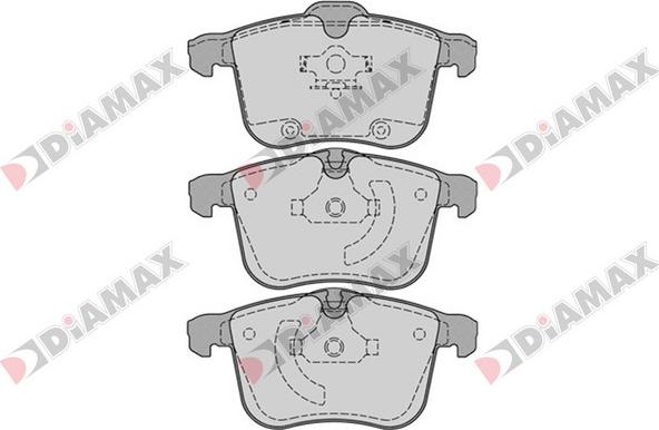 Diamax N09377 - Kit de plaquettes de frein, frein à disque cwaw.fr