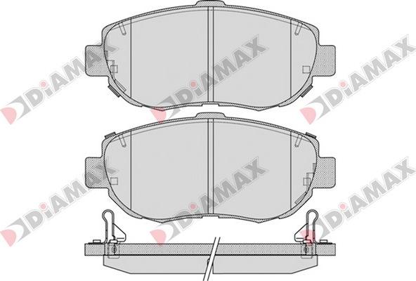 Diamax N09299 - Kit de plaquettes de frein, frein à disque cwaw.fr