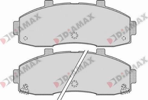 Diamax N09295 - Kit de plaquettes de frein, frein à disque cwaw.fr