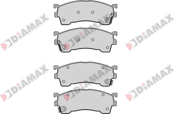 Diamax N09209 - Kit de plaquettes de frein, frein à disque cwaw.fr