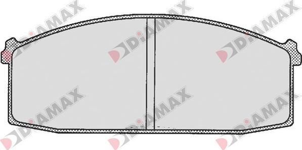 Diamax N09201 - Kit de plaquettes de frein, frein à disque cwaw.fr