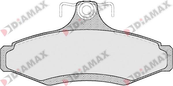 Diamax N09211 - Kit de plaquettes de frein, frein à disque cwaw.fr