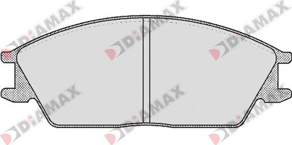 Diamax N09287 - Kit de plaquettes de frein, frein à disque cwaw.fr