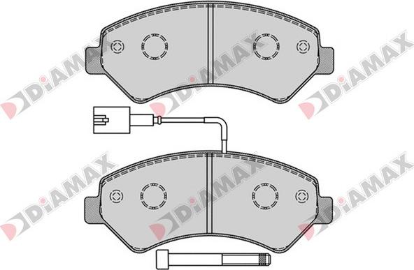 Diamax N09231 - Kit de plaquettes de frein, frein à disque cwaw.fr