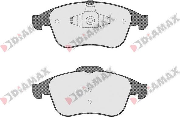 Diamax N09232 - Kit de plaquettes de frein, frein à disque cwaw.fr