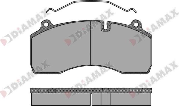 Diamax N09229 - Kit de plaquettes de frein, frein à disque cwaw.fr