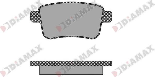 Diamax N09226 - Kit de plaquettes de frein, frein à disque cwaw.fr