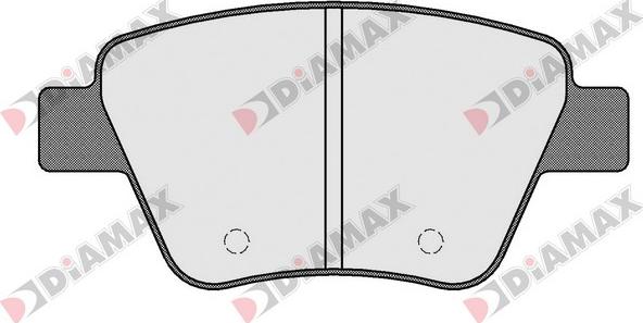 Diamax N09222 - Kit de plaquettes de frein, frein à disque cwaw.fr