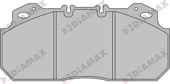 Diamax N09227 - Kit de plaquettes de frein, frein à disque cwaw.fr