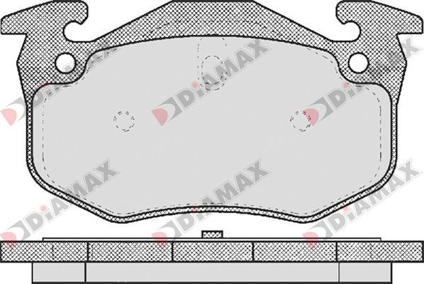 Diamax N09271 - Kit de plaquettes de frein, frein à disque cwaw.fr