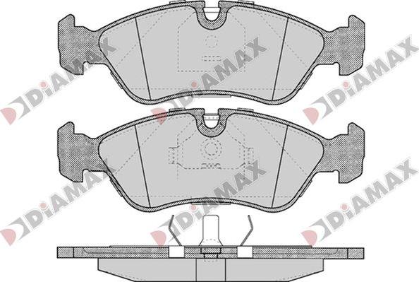 Diamax N09794 - Kit de plaquettes de frein, frein à disque cwaw.fr