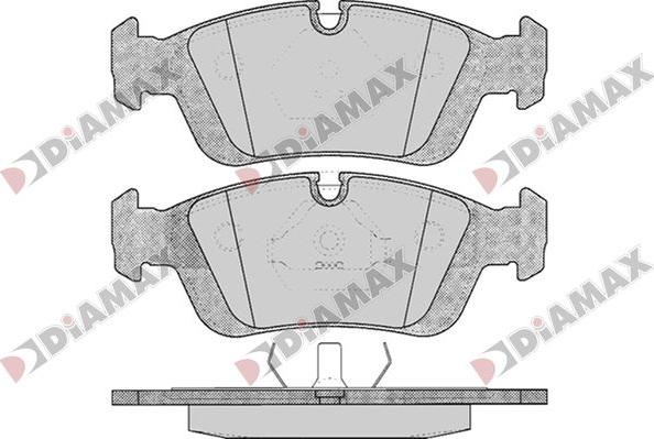 Diamax N09796 - Kit de plaquettes de frein, frein à disque cwaw.fr