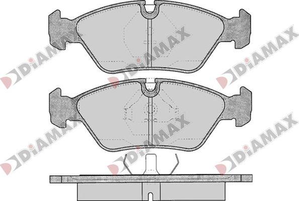 Diamax N09791 - Kit de plaquettes de frein, frein à disque cwaw.fr