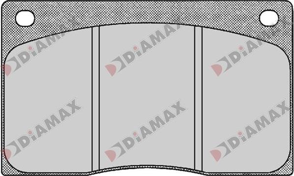 Diamax N09798 - Kit de plaquettes de frein, frein à disque cwaw.fr