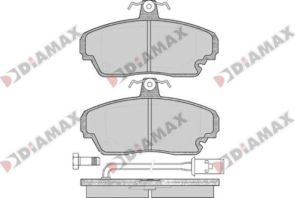 Diamax N09797 - Kit de plaquettes de frein, frein à disque cwaw.fr