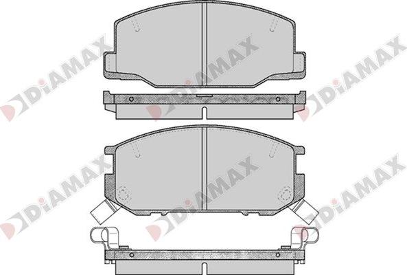 Diamax N09740 - Kit de plaquettes de frein, frein à disque cwaw.fr