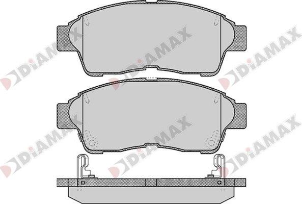 Diamax N09741 - Kit de plaquettes de frein, frein à disque cwaw.fr