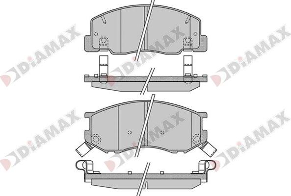 Spidan 31824 - Kit de plaquettes de frein, frein à disque cwaw.fr