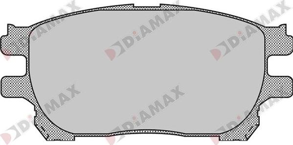 Diamax N09725 - Kit de plaquettes de frein, frein à disque cwaw.fr