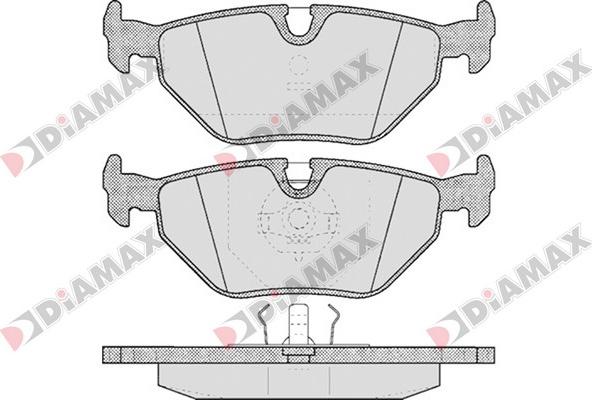 Diamax N09720 - Kit de plaquettes de frein, frein à disque cwaw.fr