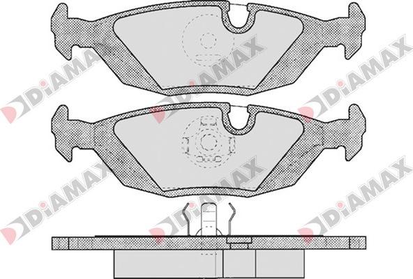 Diamax N09721 - Kit de plaquettes de frein, frein à disque cwaw.fr