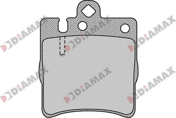 Diamax N09775 - Kit de plaquettes de frein, frein à disque cwaw.fr