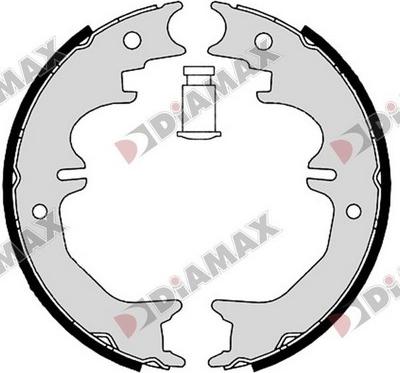 Diamax N01404 - Jeu de mâchoires de frein, frein de stationnement cwaw.fr