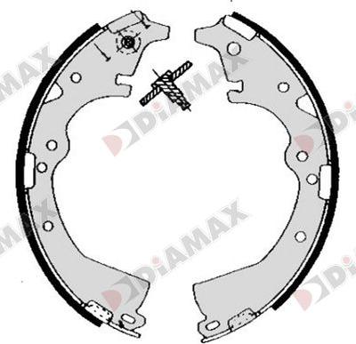 Diamax N01407 - Jeu de mâchoires de frein cwaw.fr