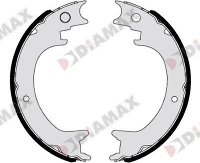 Diamax N01422 - Jeu de mâchoires de frein, frein de stationnement cwaw.fr