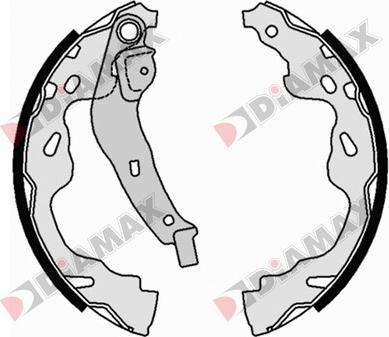 Diamax N01091 - Jeu de mâchoires de frein cwaw.fr