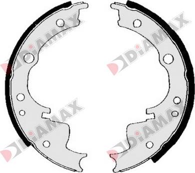 Diamax N01046 - Jeu de mâchoires de frein cwaw.fr