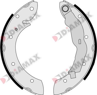 Diamax N01041 - Jeu de mâchoires de frein cwaw.fr