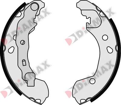 Diamax N01047 - Jeu de mâchoires de frein cwaw.fr