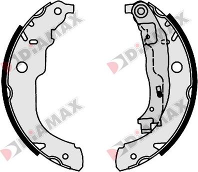 Diamax N01051 - Jeu de mâchoires de frein cwaw.fr