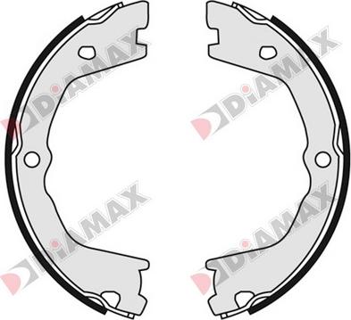 Diamax N01069 - Jeu de mâchoires de frein, frein de stationnement cwaw.fr