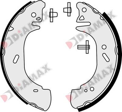 Diamax N01068 - Jeu de mâchoires de frein cwaw.fr