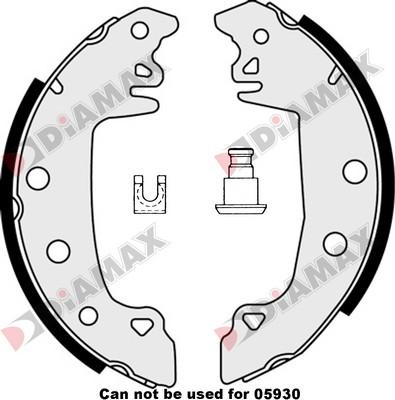 Diamax N01067 - Jeu de mâchoires de frein cwaw.fr